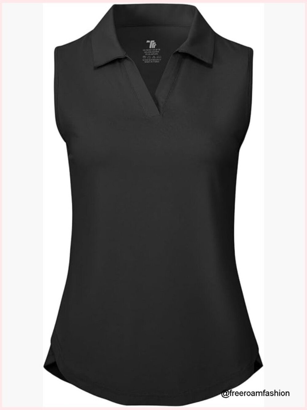 Women's Sleeveless Golf Polo Shirt UPF 50+ Quick Dry Lightweight Tank Top